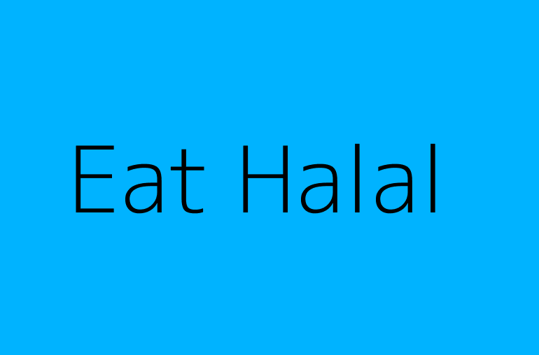 Eat Halal
